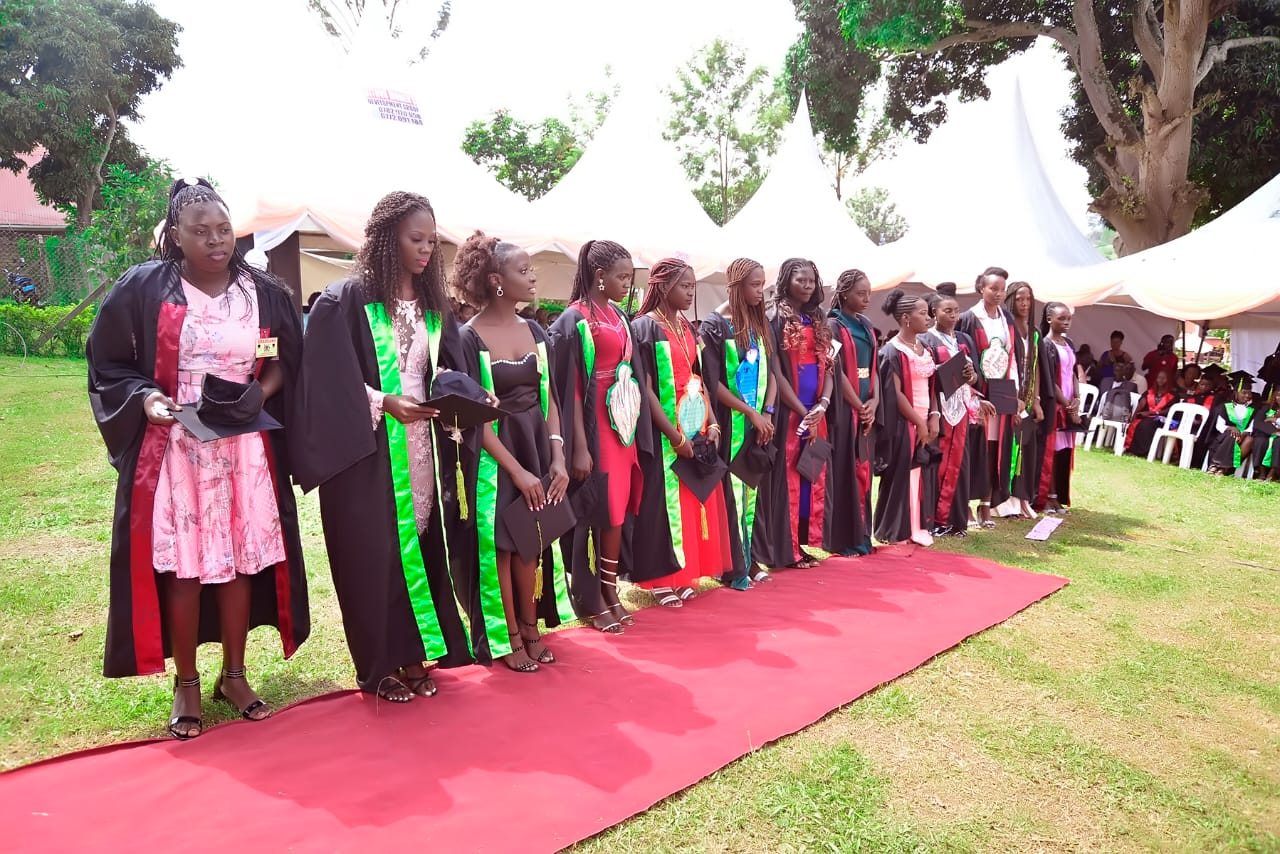 Graduation at Nile Vocational Institute Masaka
