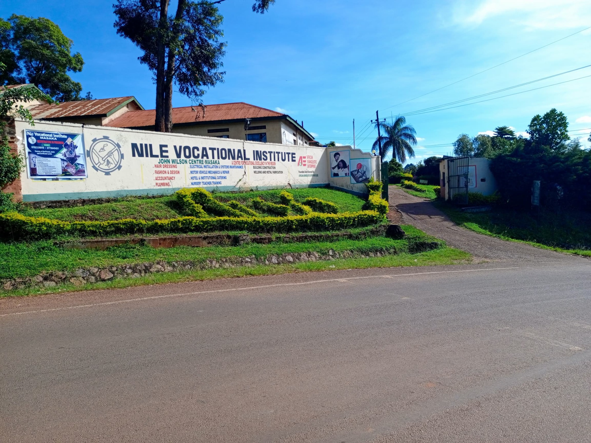 Nile Vocational Institute Masaka Centre entrance