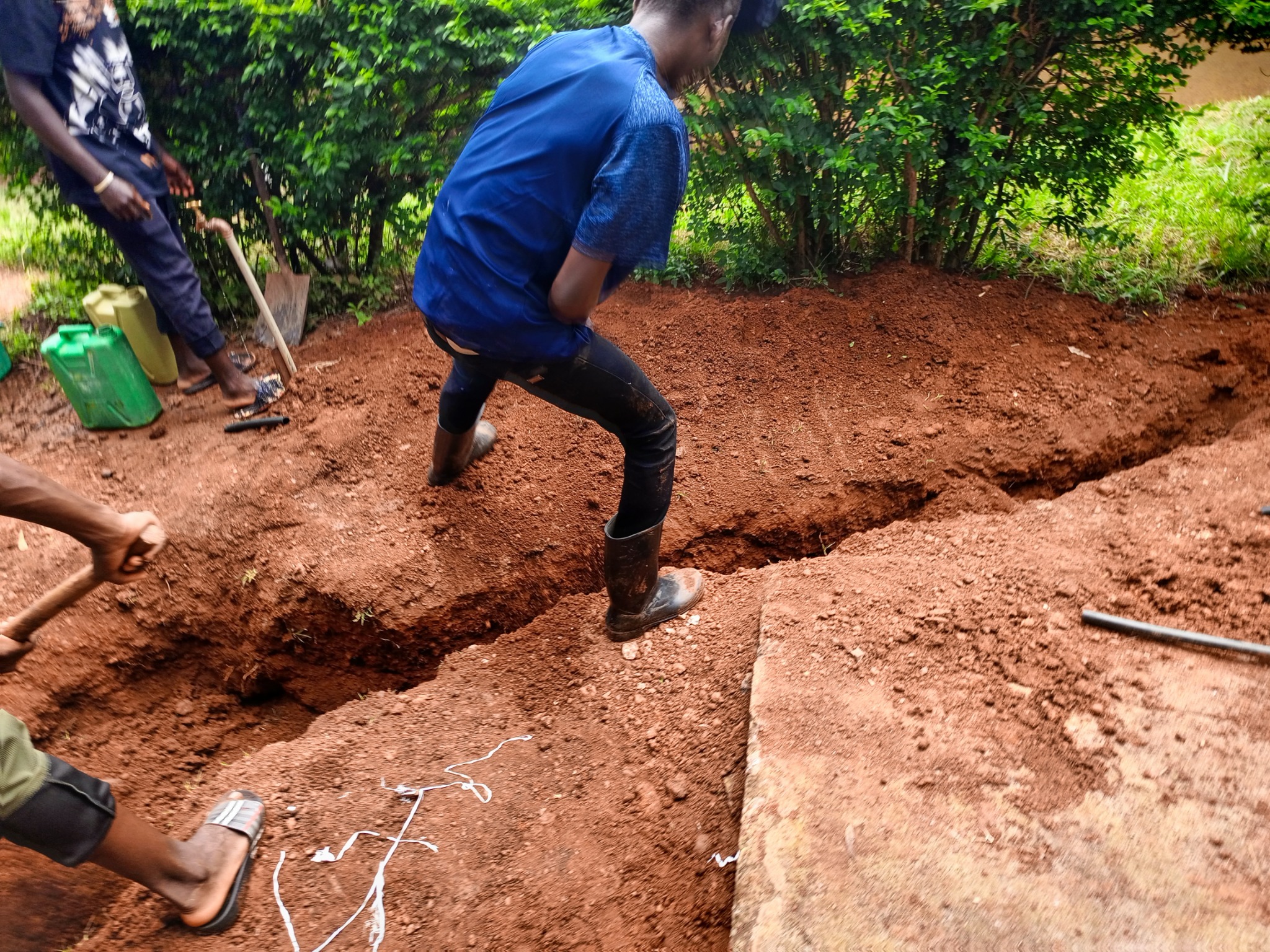 Plumbing training at NVI Masaka